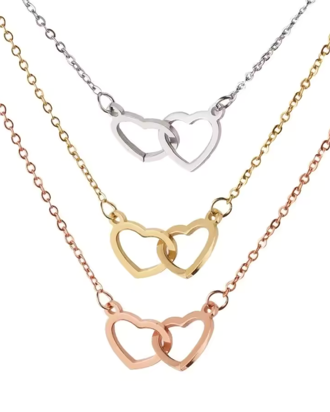 Joyero de rosas con collar personalizado